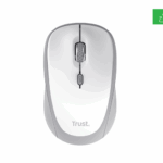 Mouse Wireless Trust Yvi+, 1600 DPI, Alb