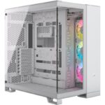 Carcasa CORSAIR iCUE LINK 6500X RGB, Mid Tower, White