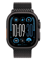 Apple Watch Ultra 2 GPS + Cellular 49mm Black Titanium Case with Black Titanium Milanese Loop - S