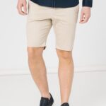 PANTALONI SCURT CASUAL BARBATI BEIGE XXL
