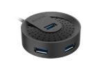 HUB extern A4TECH, porturi USB-A: USB 3.0 x 4, conectare prin USB, cablu 1.0 m, negru - Image 4