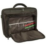 Geanta laptop Targus Classic+ Clamshell, pentru laptopuri de 15.6", dimensiuni: 42 x 8 x 38cm, dimensiuni compartiment laptop: 38.7 x 2.5 x 26.5 cm, greutate 0.68 kg, negru/rosu - Image 2
