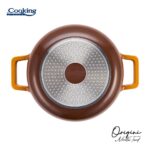 CRATITA ALUMINIU TURNAT + CAPAC 26x8 CM, 3.4L, NICOLAI TAND, ORIGINI, COOKING BY HEINNER - Image 5