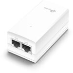 "24V Passive PoE Injector Adapter PORT: 1× Gigabit PoE Port, 1× Gigabit Non-PoE Port SPEC: Data and Power Carried over The Same Cable, 24V Power Input, 12 W PoE Power, Plastic Case"