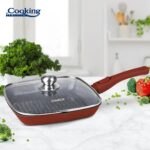 TIGAIE GRILL ALUMINIU+CAPAC 28x4 CM, CALABRIA, COOKING BY HEINNER - Image 5