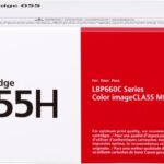 Toner Canon CRG055HC Cyan, High Yeld capacitate 5.9k pagini, pentru LBP66x, MF74x.