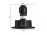 Spot LED RGB incastrat Philips Hue Xamento, Bluetooth, GU10, 5.7W,350lm, lumina alba si color (2000-6500K), IP44, Negru - Image 2