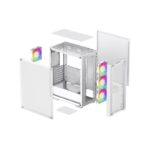 Carcasa DEEPCOOL CC560 MESH V2 WH, RGB, Mid Tower, White - Image 10