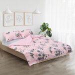 Lenjerie Dubla BBC 4 piese, 132TC - Rose - Image 3