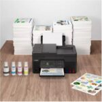 "Multifunctional inkjet color CISS Canon PIXMA G4470 , dimensiune A4(Printare, Copiere, Scanare, Fax), viteza imprimare 11ipm alb-negru, 6ipm color,rezolutie printare 4800x1200 dpi, imprimare fara margini, alimentarehartie 100 coli, ADF 35 coli, scanner CIS rezolutie 600x1200 dpi, copiere - Image 2