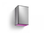 Aplica LED RGB pentru exterior Philips Hue Resonate UP&DOWN, 2x8W(98W), 1200 lm, lumina alba si color (2000-6500K), IP44, 93x120x180mm,Inox