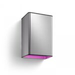 Aplica LED RGB pentru exterior Philips Hue Resonate UP&DOWN, 2x8W(98W), 1200 lm, lumina alba si color (2000-6500K), IP44, 93x120x180mm,Inox