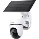Solar-Powered Pan/Tilt Security Camera Kit SPEC:2K 3MP(2304×1296), 2.4 GHz, 6700mAh rechargeable lithium-ion battery,  Solar panel (5.2V, 2.5W) FEATURE: Pan/Tilt,  Non-Stop Power, Smart Detection and Notifications (motion, people), Color Night Vision, Sound and Light Alarm, Remote Control, Two-Way - Image 2