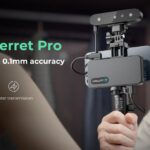 CREALITY 3D SCANNER CR-SCAN FERRET PRO, Rezolutie 3D: 0.16mm, Distanta lucru: 150-700mm, Viteza scanare: 30fps, Acuratete: 0.1mm, Conectivitate wireless WI-FI6, Durata sesiune max: 2.5h, Capacitate acumulator: 5000mAh, Sisteme de operare: IOS, Windows, Android, raza single capture: 560x820mm