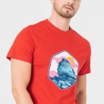 TRICOU CASUAL SFINX BARBATI RED-M