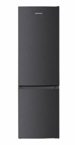 Combina frigorifica HEINNER HC-HM262DGE++, 262 l, Clasa E, Gri antracit texturat
