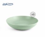 SET 6 FARFURII ADANCI CERAMICA 20 CM, YVONNE, ART OF DINING BY HEINNER