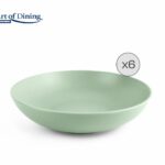 SET 6 FARFURII ADANCI CERAMICA 20 CM, YVONNE, ART OF DINING BY HEINNER