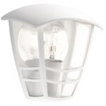 Aplica pentru exterior Philips Creek UP, 1xE27, max 60W, IP44 ,130x180x195mm, Alb - Image 2