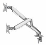 Suport 2 monitoare Serioux MM63-C024, arc cu gaz, compatibilitate dimensiune ecran 17"-32",  greutate maximă suportata: (per ecran): 2~ 9kg, VESA: 75x75, 100x100, inclinare: +55°~-55°, pivotare: +90°~-90°, rotația ecranului: +180°~-180° - Image 5