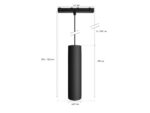 Pendul LED RGB Philips Hue Perifo, Bluetooth, control vocal, 24V, 5.2W ,490 lm, lumina alba si color (2000-6500K), IP20, 28.8x17.7x6.7cm, Metal,Negru - Image 2