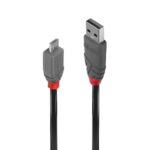 Cablu transfer Lindy LY-36735, USB 2.0 Type A to MicroUSB, 5m, Anthra Line - Image 3