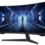 Monitor Samsung 34" LC34G55TWWPXEN, Curvature: 1000R, Diagonal (inch): 34, Diagonal (cm): 86, Aspect ratio: 21:9, Panel: VA, Resolution: 3440x1440, Refresh Rate: 165Hz, Response time MPRT: 1ms, Brightness (max): 250 cd/㎡, Contrast (static) : 2500:1, Contrast (dynamic): Mega Infinity DCR, Viewing