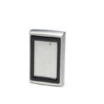 OmniProx 2.0 metal proximity reader, Vandal-resistantzincdie-castsingle-gang electrical box, Read Range: 3.2 cm, 125 kHz(ProxHID andEM4102), pigtail,hold wire included (to use with NetAXS-123in/outfunctionality)