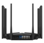 Mercusys MR90X Dual-Band WiFi 6 Router (AX6000), Standarde wireless: Wi-Fi 802.11ax/ac/a/b/g/n , Viteza wireless:  4804 Mbps (5 GHz) + 1148 Mbps (2.4 GHz), Interfata:  1× Port WAN/LAN de 2.5 Gbps + 1× Port WAN/LAN Gigabit + 2× Porturi LAN Gigabit LAN , 8 x Antene externe. - Image 2