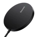 Incarcator wireless Baseus Simple Mini3, putere 15W, cablu USB Type-C la USB Type-C, negru - Image 2