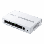 Asus EBP15 Switch 5 Porturi GBE, Smart managed, POE, Standarde retea: IEEE 802.1p, IEEE 802.1q, IEEE 802.3ab, IEEE 802.3af, IEEE 802.3at, IEEE 802.3i, IEEE 802.3u, IEEE 802.3x, IPv4, Interfata 5 x 10/100/1000Mbps, Buget POE: 60w, Securitate: SSL/TLS.