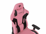 Scaun gaming Genesis Nitro 720, piele ecologica, reglabil pe inaltime, suporta pana la 150 kg, inaltime reglabila 46.5 - 53.5 cm, spatar ajustabil 135°, dimensiuni roti 60mm,  negru/roz - Image 13