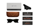 RayBan Meta Wayfarer Matte Black/Gradient Graphite Polarized - Image 3