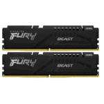 Memorie RAM Kingston DDR5 64GB 6400Mhz CL 32 1.4V Dual Channel Kit Fury Beast White RGB XMP
