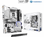 Placa de baza ASRock Z890 Pro RS WiFi White, Socket 1851, DDR5, ATX