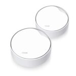 TP-Link AX3000 whole home mesh Wi-Fi 6 System, Deco X50-POE(2-pack); Dual- Band, Standarde Wireless: IEEE 802.11ax/ac/n/a 5 GHz, IEEE 802.11ax/n/b/g 2.4 GHz ,viteza wireless: 5 GHz: 2402 Mbps, 2.4 GHz: 574 Mbps, 2 x antene interne, 2×2 MU-MIMO, Mod Router, Mod Access Point, interfata: 1 x