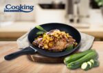 TIGAIE ALUMINIU WOK 30x8 CM , BLACK SAND, COOKING  BY HEINNER - Image 3