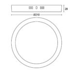 Spot Philips Magneos DL252, 12W, 1150 lm, lumina calda (2700K), IP20 ,21cm, Negru - Image 4