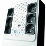UPS Legrand MULTIPLUG 800, 800VA/480W, 6x German standard sockets, USB charger, baterie 1x 12V 7.2Ah, 230V, tehnologie Line interactiv, dimensiuni 190 x 89.5 x 296mm