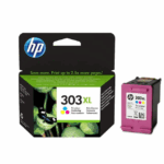 Cartus cerneala HP T6N03AE, Nr.303XL, Culoare: Cyan, Magenta, Yellow, Capacitate: 415 pagini (incarcare 5%), compatibilitate: HP Envy Inspire 7220 / 7920 , Envy Photo 6220 / 6230 / 6232 / 6234 / 7130 / 7134 / 7830 / 7834.
