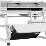 Multifunctional HP Designjet T950 36", Tehnologie: Inkjet, Format: A0, Functii: Imprimare, Copiere, Scanare, 4 cartuse,Cyan, magenta, galben şi negru mat, Numar duze cap printare: 376 per culoare; 5504 in total, Dimensiuni media standard: 369 - 914 mm, Greutate maximă rolă: 13kg, Dimensiuni de