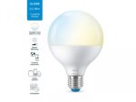 Bec LED inteligent WiZ Connected Whites G95, Wi-Fi, E27, 11W (75W) ,1055lm, lumina alba (2700-6500K), compatibil Google Assistant/Alexa/Siri - Image 2