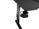 Birou gaming Genesis Holm Modular 160, material lemn/metal, reglabil pe inaltime 70 - 90 cm, iluminare RGB, management cabluri, negru - Image 16