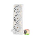 Cooler Procesor 1stPlayer CC-360-wh, display, aRGB, compatibil AMD/Intel, alb - Image 2