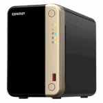 NAS QNAP 264 2-Bay, CPU Intel Celeron N5105/N5095 4-core/4-thread Processor, RAM 8 GB DDR4 (onboard, not expandable), HDD 2 x 2.5"/3.5" SATA 6Gbps + 2 x M.2 2280 PCIe Gen 3 x1 SSD slots (neincluse), LAN: 2 x 2.5GbE (optional 10GbE expansion via a PCIe card), USB3.2 Gen2: 2 x