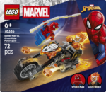 OMUL PAIANJEN VS CALARETUL FANTOMA PE MOTOCICLETA LEGO76335 - Image 2