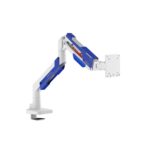 Suport monitor Serioux MM101-C012WH, arc cu gaz, compatibilitate dimensiune ecran 24"-57", greutate maximă suportata: 2~30 kg, VESA: 75x75, 100x100, 100x200, 200x100, 200x200, inclinare: +70°~-45°, pivotare: +90°~-90°, rotația ecranului: 360° - Image 2