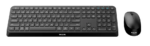 Kit Wireless tastatura si mouse Philips SPT6407B/00, taste numerice, negru