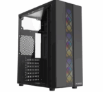 Carcasa PRO GAMING JAX, RGB, Mid Tower, Black
