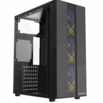 Carcasa PRO GAMING JAX, RGB, Mid Tower, Black